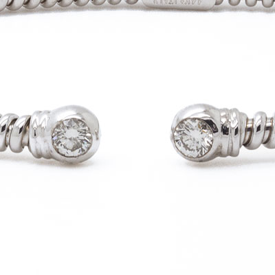 bracelet cuff diamonds thin gold